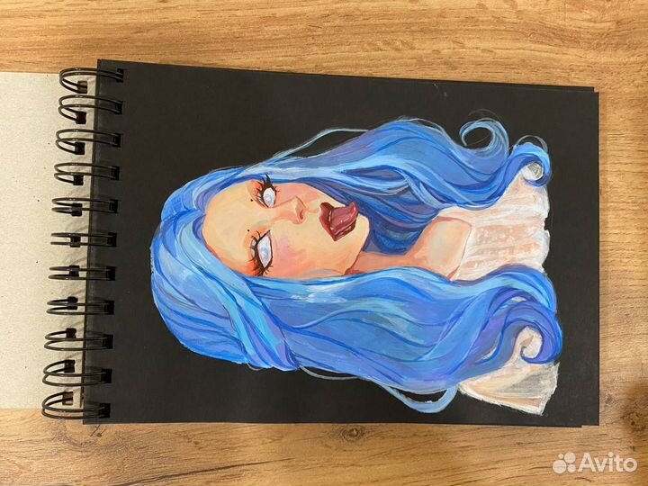 Скетчбук Falafel для графики с черной бумагой A5