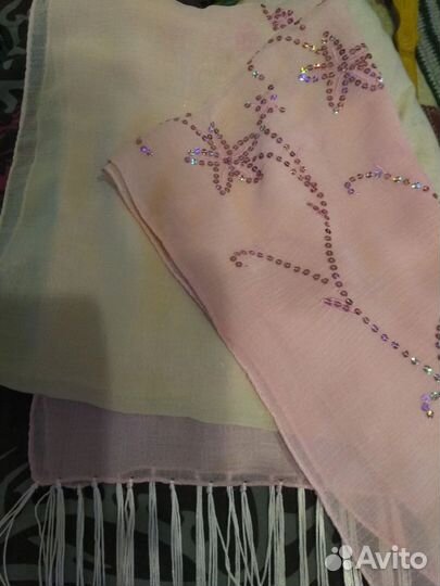 Шарфы, платки и палантины