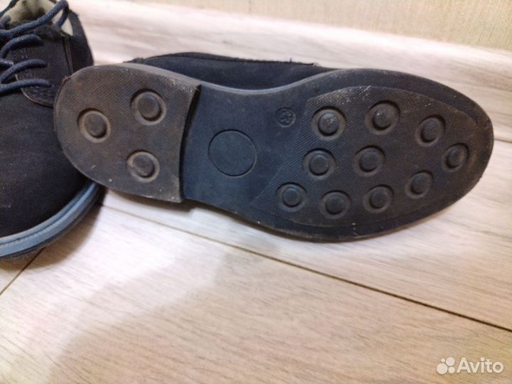 Ботинки синие школьные