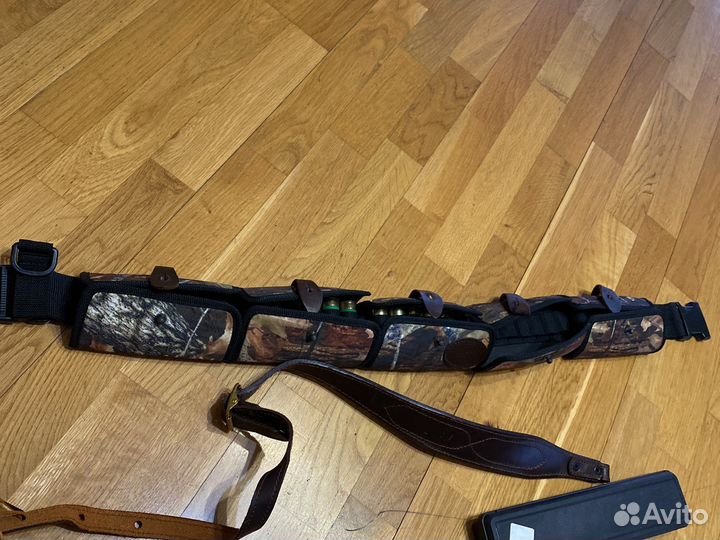 Ремень оружейный патронташ и чистка