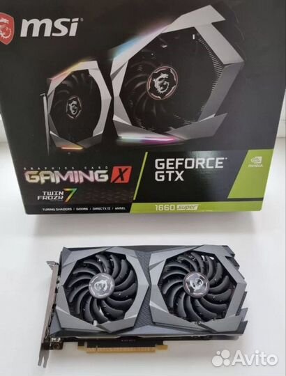 Видеокарта 1660 super 6gb
