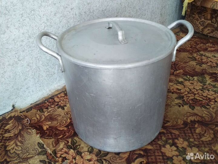 Кастрюля алюминиевая 30 литров