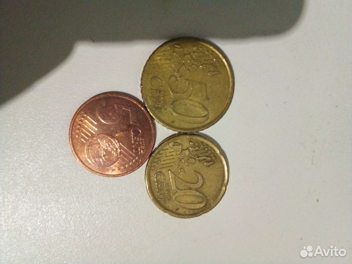 Монеты евроценты