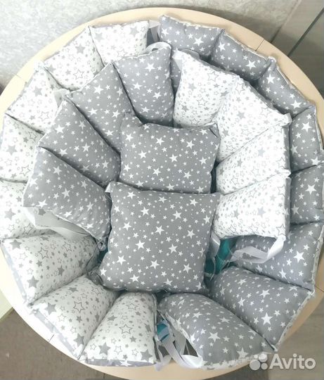 Новые бортики на детскую кроватку