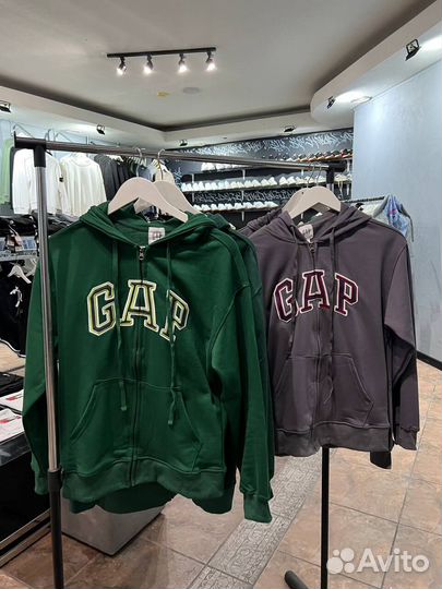Зип-Худи GAP (Зеленый,Серый)