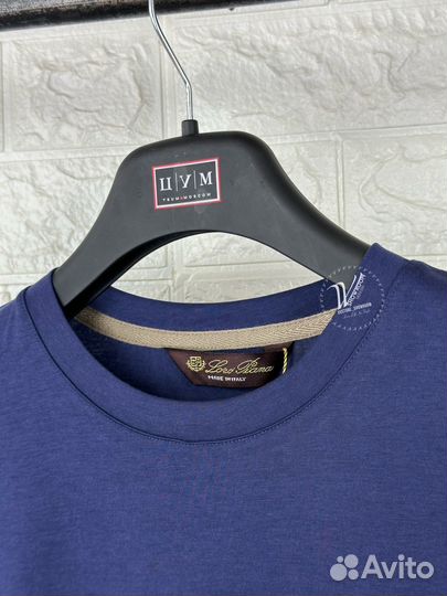 Футболка Loro Piana Marine Blue