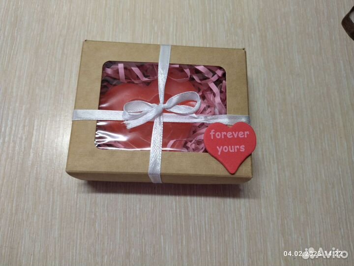 Мыло ручной работы сердце