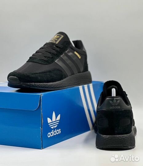 Adidas кроссовки мужские Iniki черные 41-46