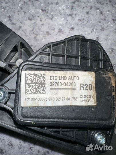 Педаль газа Kia Ceed 3 CD SW универсал G4FG 2022