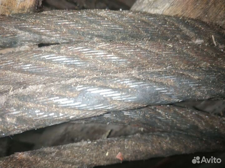 Буксировочный стальной трос 10мм-30м 17мм-2 по 15м