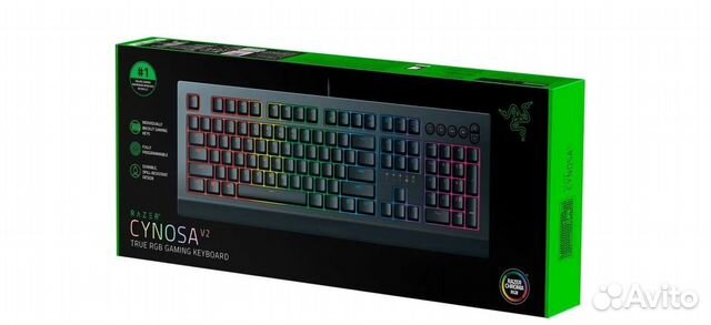 Клавиатура проводная Razer Cynosa V2 мембранная купить в Буденновске ...