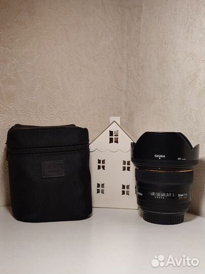 Объектив Sigma 50mm 1.4 EX HSM Canon