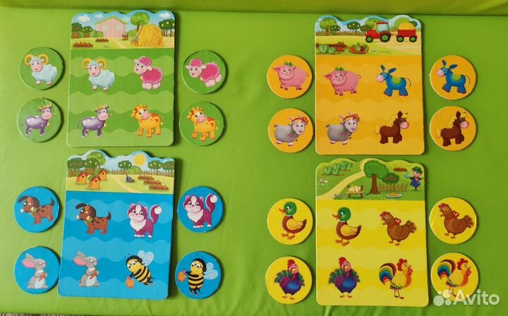 Лото для малышей Ферма 1+