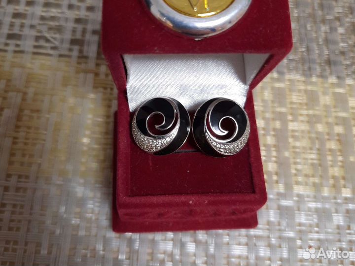 Серьги серебро