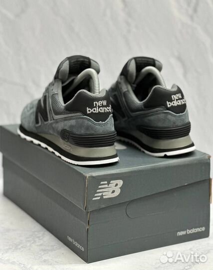 Кроссовки мужские new balance 574 серые