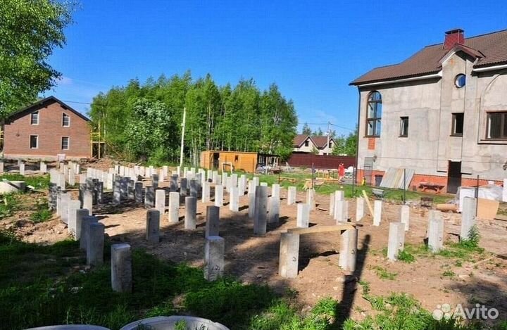 Железобетонные сваи для фундамента