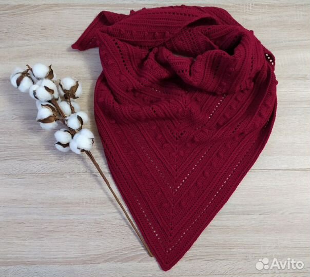 Платок, шаль, бактус,шарф ручная работа, в подарок