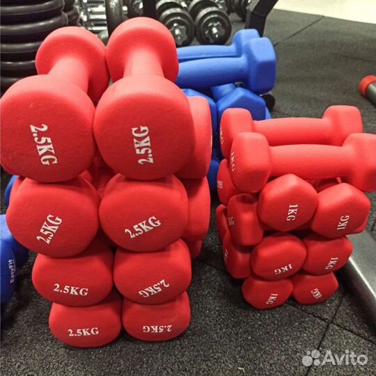 Гантели для фитнеса неопреновые
