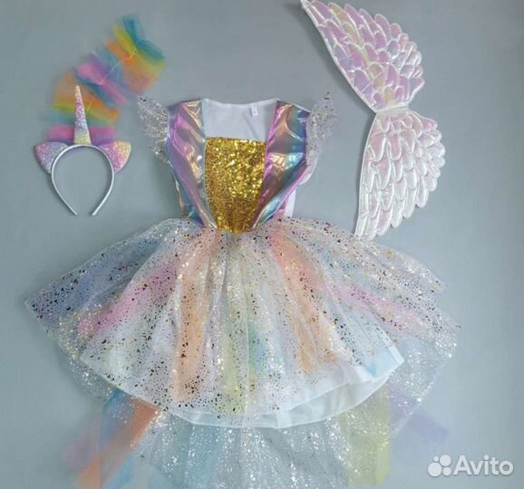 Платье Единорожка для девочки