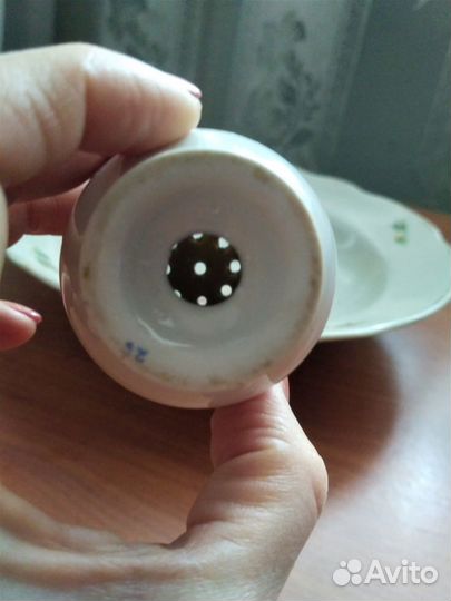 Солонка и перечница фарфор СССР