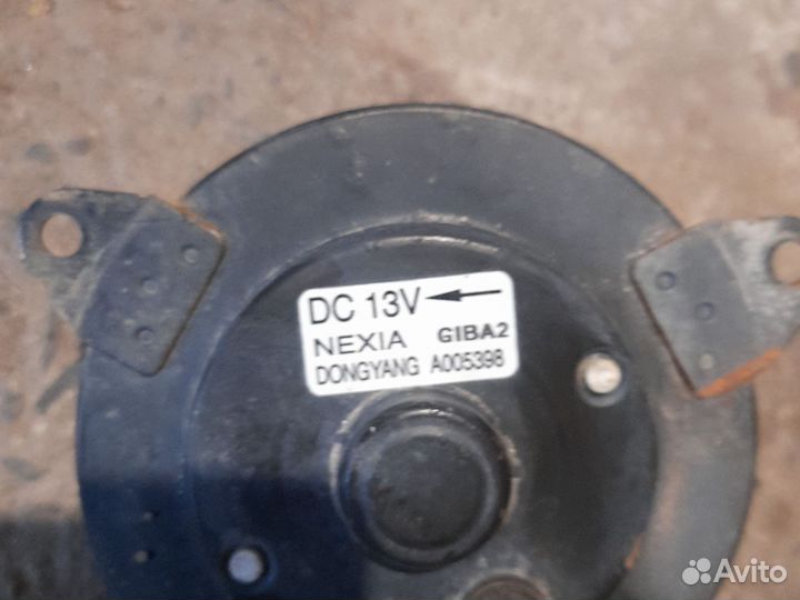 Моторчик вентилятора охлаждения дэу нексия
