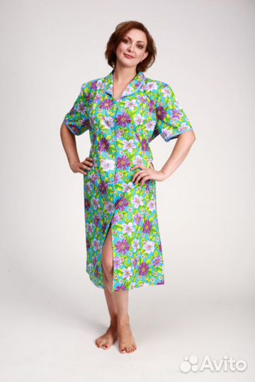 Халат бязь пуговица