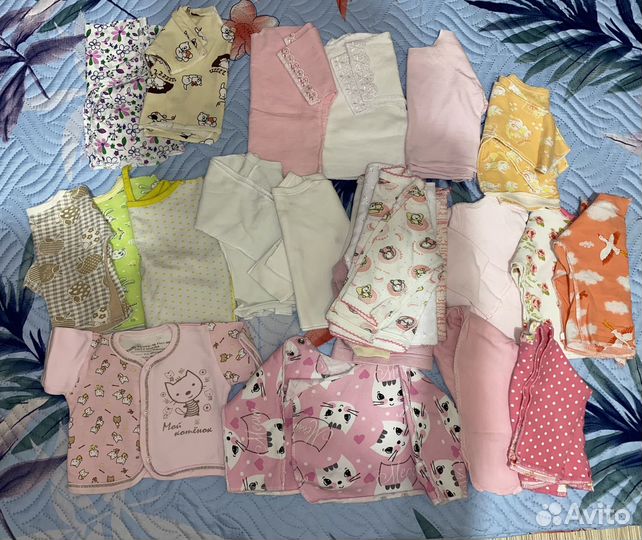 Одежда для новорожденных девочек 50 56