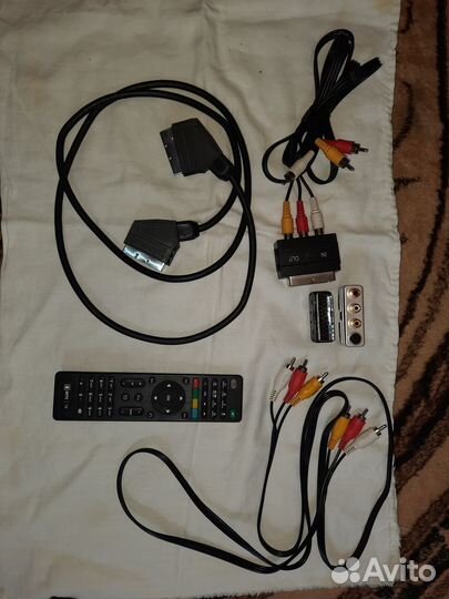 Переходник scart тюльпаны