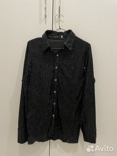 Рубашка с пайетками