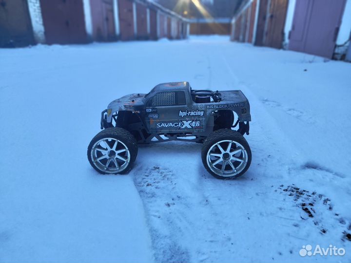 Rc модель нитро двс HPI savage X4.6