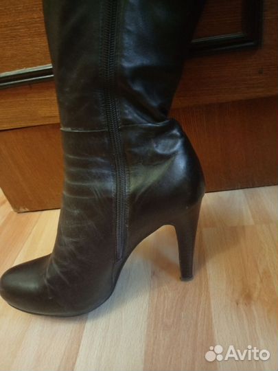 Сапоги женские натуральная кожа осенние