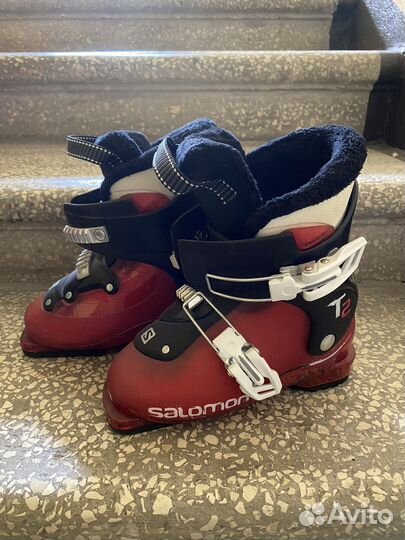 Лыжные ботинки детские Salomon 2 пары