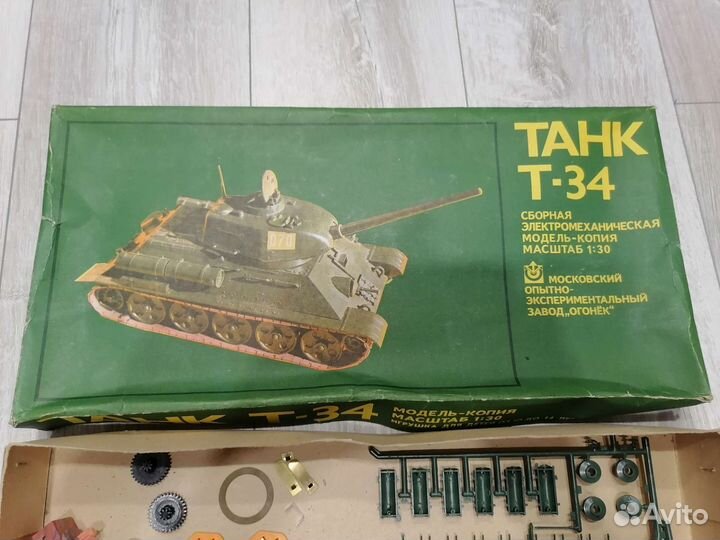 Сборная модель танка т-34