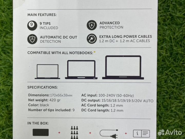 Универсальный блок питания для ноутбуков