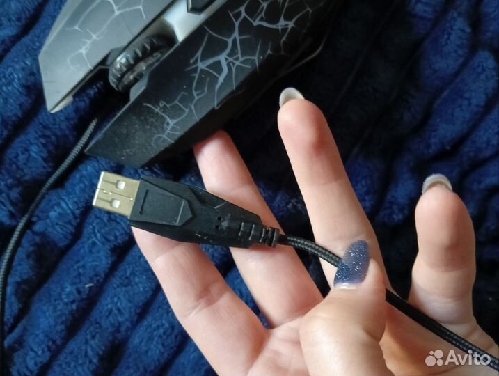 Игровая мышь светящаяся