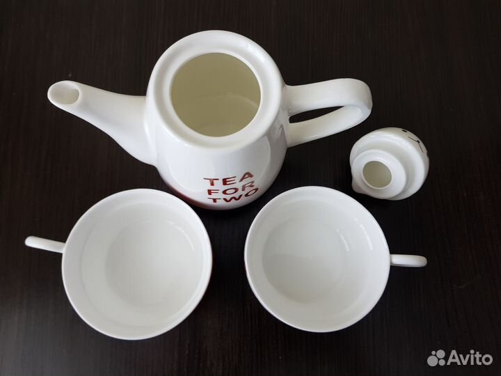 Чайник и 2 чашки Tea for two новый набор