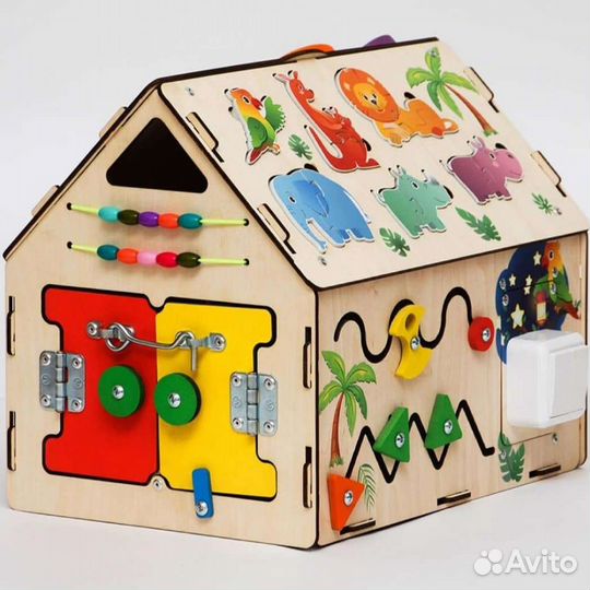 Бизиборд Новый Домик Сафари