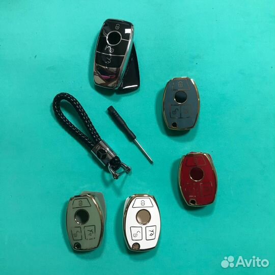 Мерседес чехол на ключ брелок