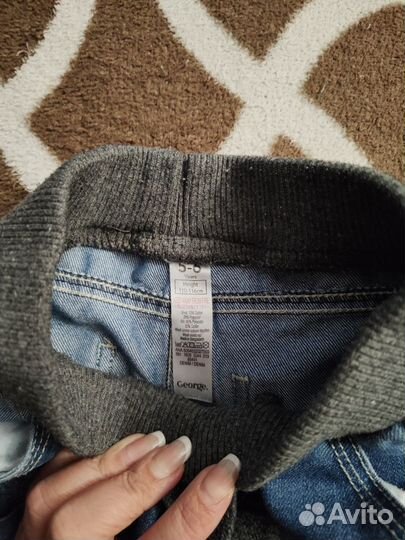 Джинсовые шорты 5-6 лет