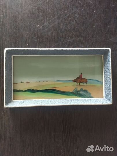 Картины на стекле Монголия