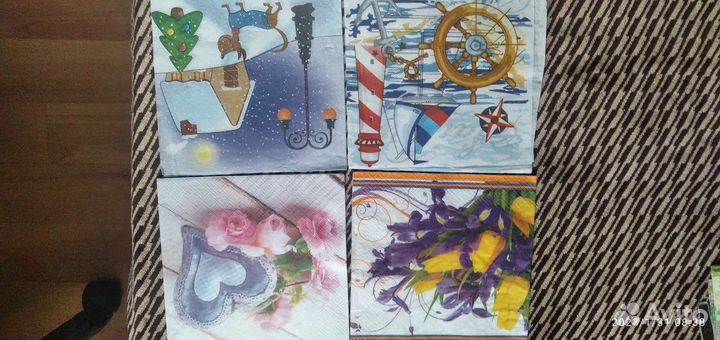 Салфетки бумажные, декупаж