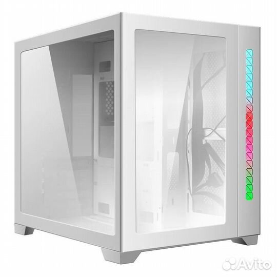 Новый игровой корпус для пк аквариум куб (mATX)