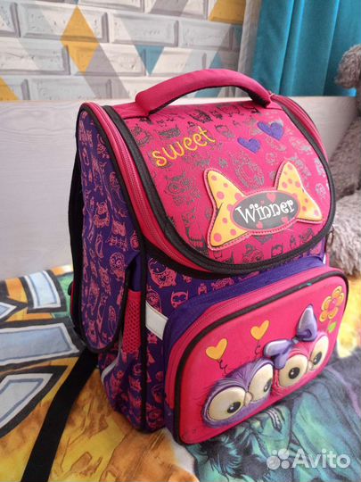 Рюкзак школьный для девочки бу