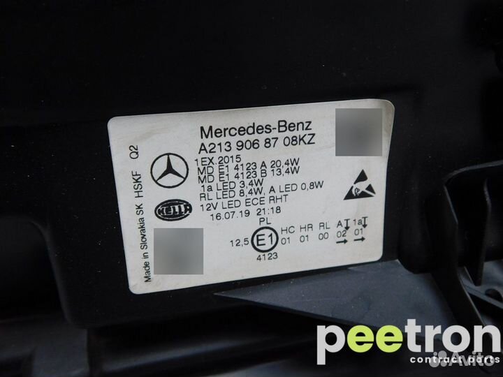 Б/У Б/У Фара левая б/у A2139068708 mercedes-benz