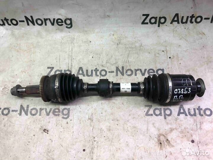 Полуось передняя правая (приводной вал, шрус) KIA