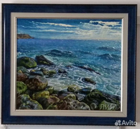 Море картина пейзаж Л.и.Я