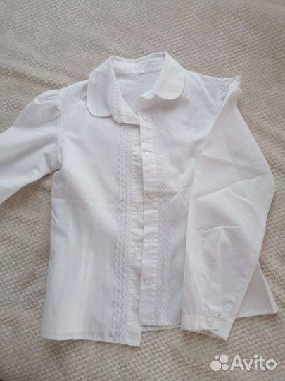 Школьные блузки для девочки пакетом