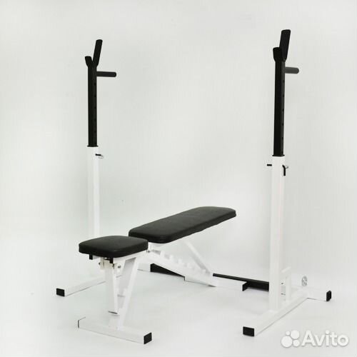 Стойка и скамья для жима в наборе