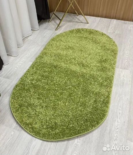 Коверы шегги, зелёный и коричневый