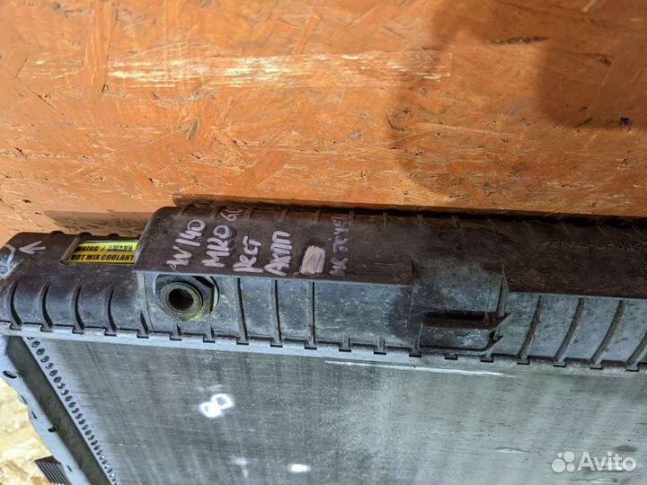 Радиатор двигателя mercedes w140 рест